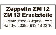 Zeppelin ZM 12, ZM 13 Ersatzteile